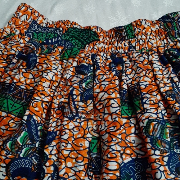 Ethnic print circle skirt - Picture 3 of 4
